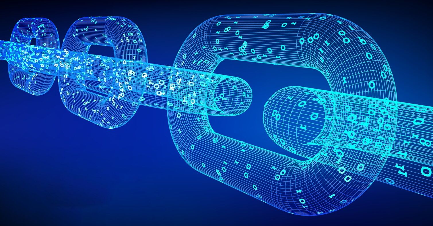 Ilustracija blockchain ekosustava.