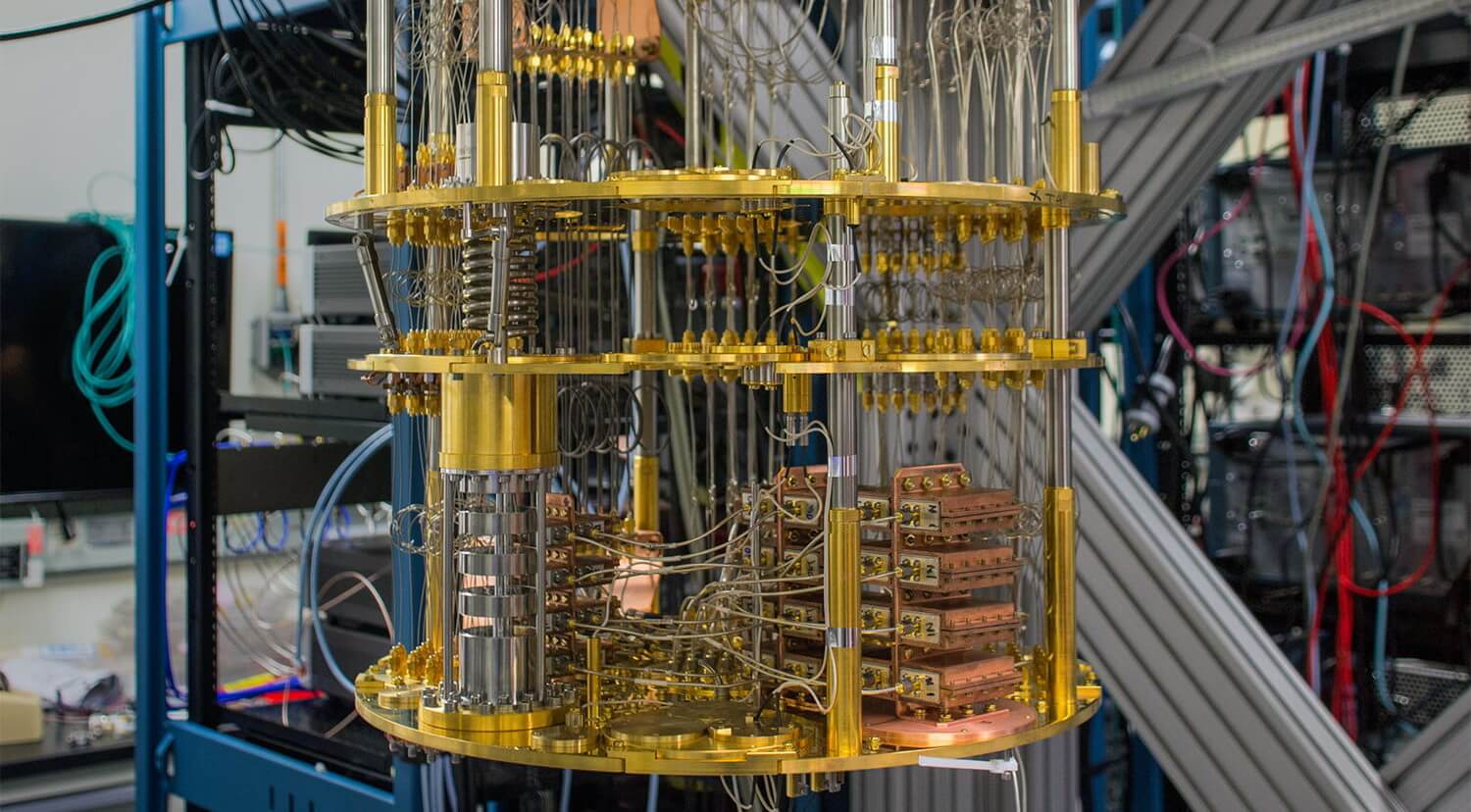 Fotografija kvantnog računala.